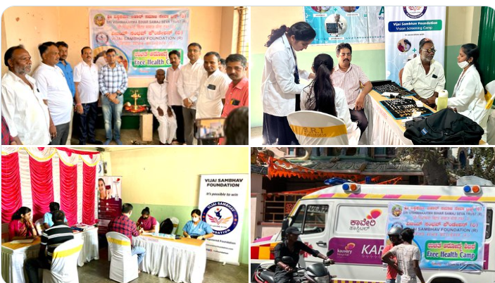 Vijai Sambhav Foundation organized Mega Free Healt...
