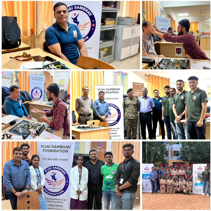 VSF organized a Mega Eye camp (number 500+) at CAT...