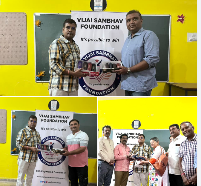 VSF handed over “FREE Specs” to the needy students...