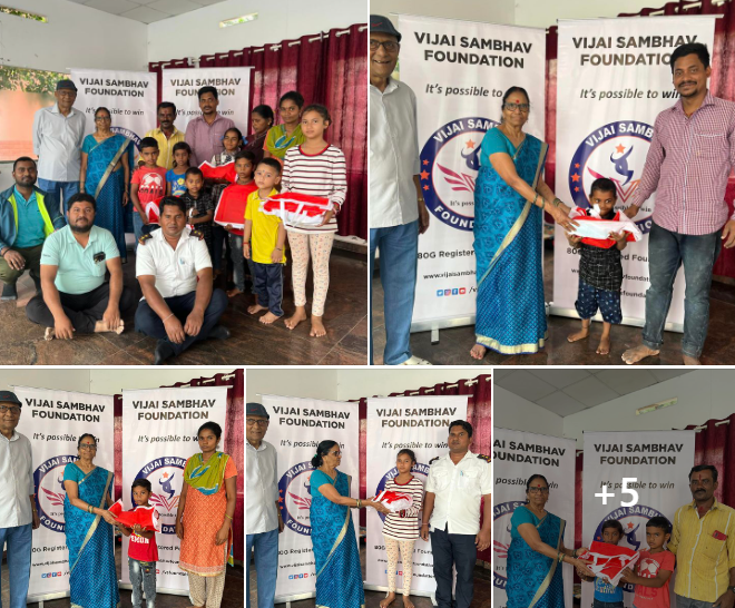 Stationary kits distributed to kids of apartments ...