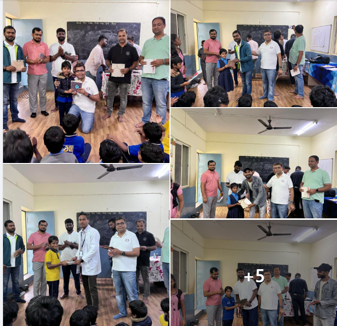 Orphanage kids expressed their gratitude through h...